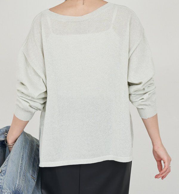  「シアーワイドニット」|ニット・セーター|