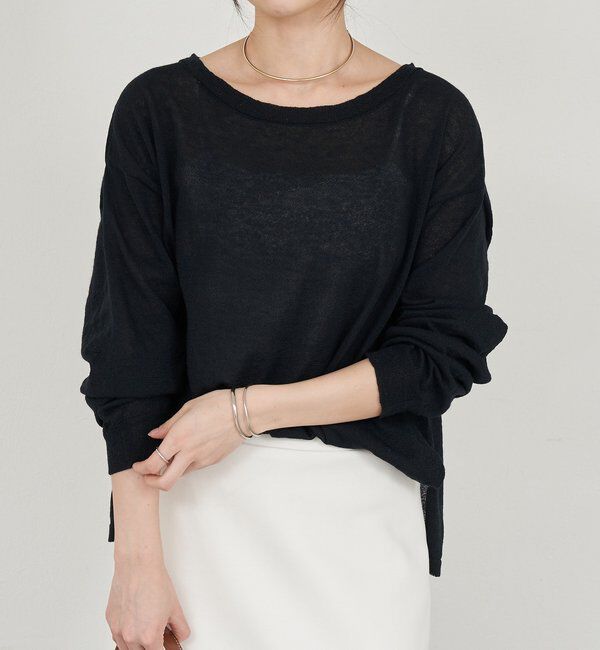  「シアーワイドニット」|ニット・セーター|