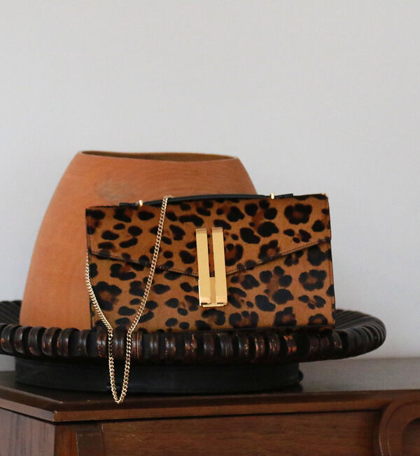 Rouge vif「【DEMELLIER/デメリエー】VANCOUVER CLUTCH LE レオパ」|ショルダー・メッセンジャー|その他