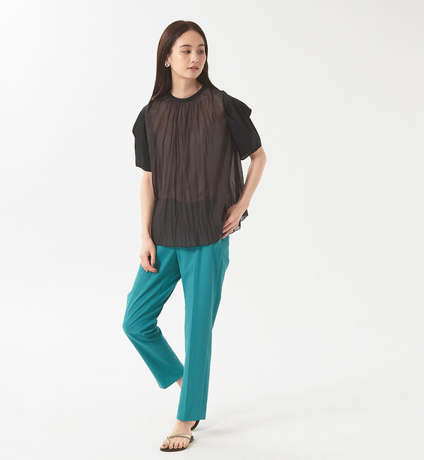 qualite「ドライギャバシガレットパンツ」|その他|