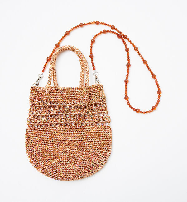 LOWELL things「●SOUER/マクラメビーズショルダー」|ショルダー・メッセンジャー|