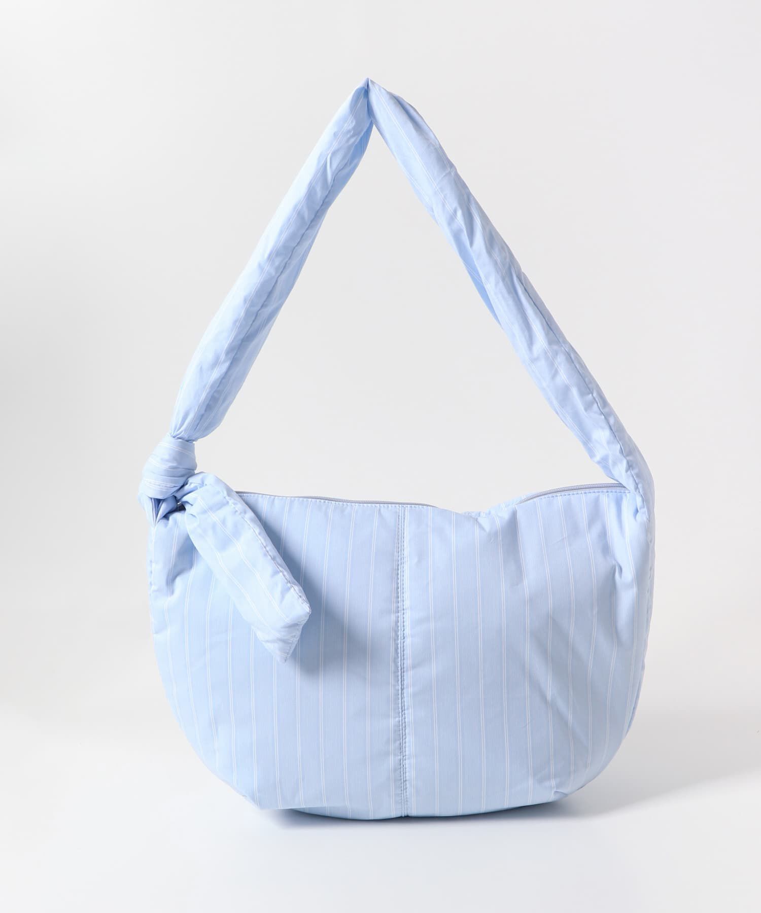 SENSE OF PLACE by URBAN RESEARCH「ストライプビッグショルダーバッグ」|ショルダー・メッセンジャー|ブルー