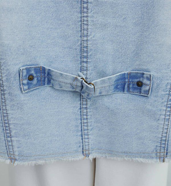 「セルビッチデニムノーカラージャケット」|デニムジャケット|