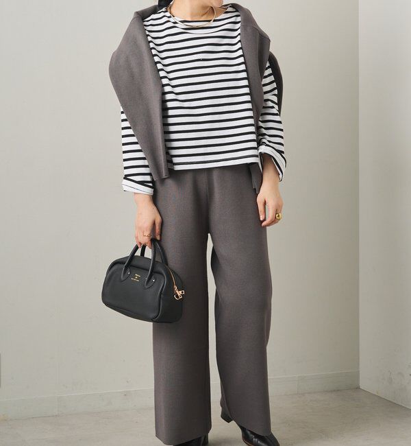  「ボーダーショートカットソー」|Tシャツ・カットソー|