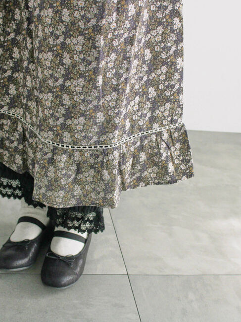 Samansa Mos2「【WEB限定】胸元配色花柄ワンピース」|ワンピース|