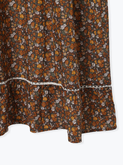 Samansa Mos2「【WEB限定】胸元配色花柄ワンピース」|ワンピース|