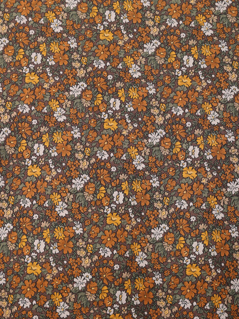 Samansa Mos2「【WEB限定】胸元配色花柄ワンピース」|ワンピース|