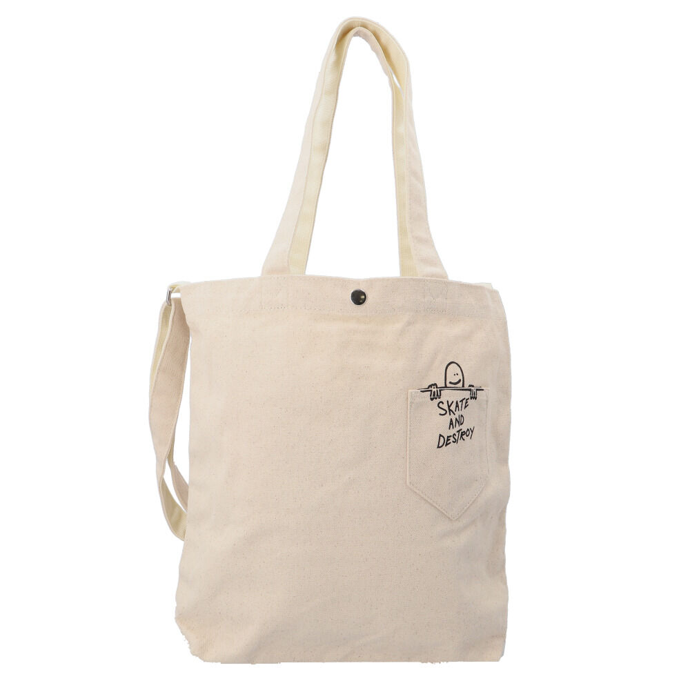 BACKYARD FAMILY「THRASHER スラッシャー ショルダートート M 通販 ショルダーバッグ ショルダーバック」|ショルダー・メッセンジャー|ホワイト1