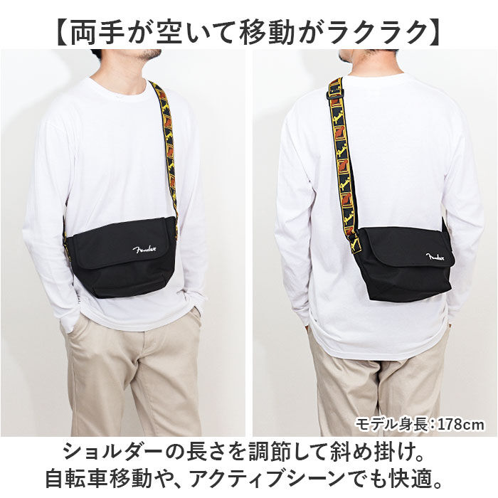 BACKYARD FAMILY「Fender フェンダー メッセンジャーバッグ 6052 通販 メッセンジャーバック」|ショルダー・メッセンジャー|