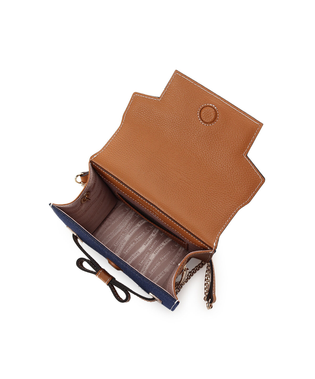 Samantha Thavasa「デニム調エムシュシュⅢ ショルダーバッグ 小サイズ」|ショルダー・メッセンジャー|