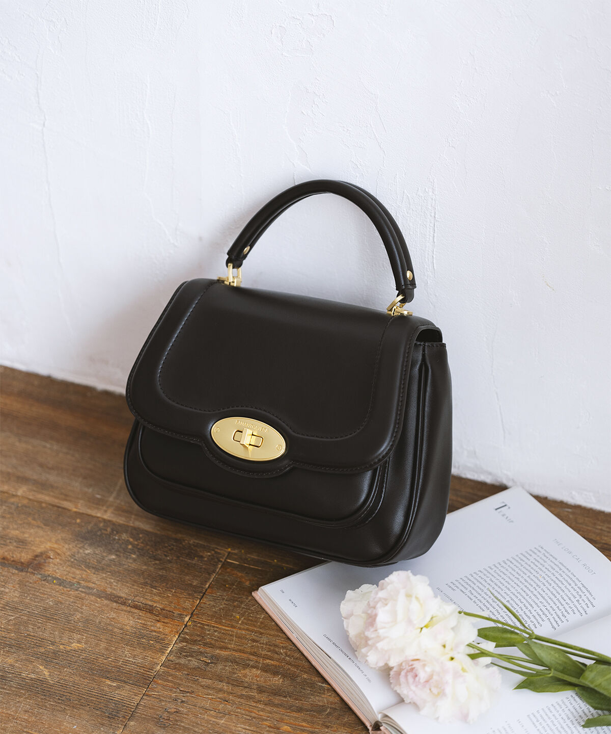 Samantha Vega「サークルショルダーバッグ（小）」|ショルダー・メッセンジャー|ブラック