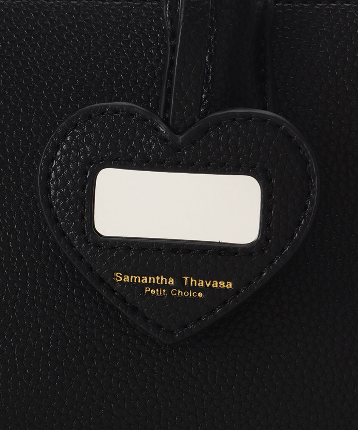 Samantha Thavasa Petit Choice「ハートミラーチャーム付きスクエアショルダー」|ショルダー・メッセンジャー|