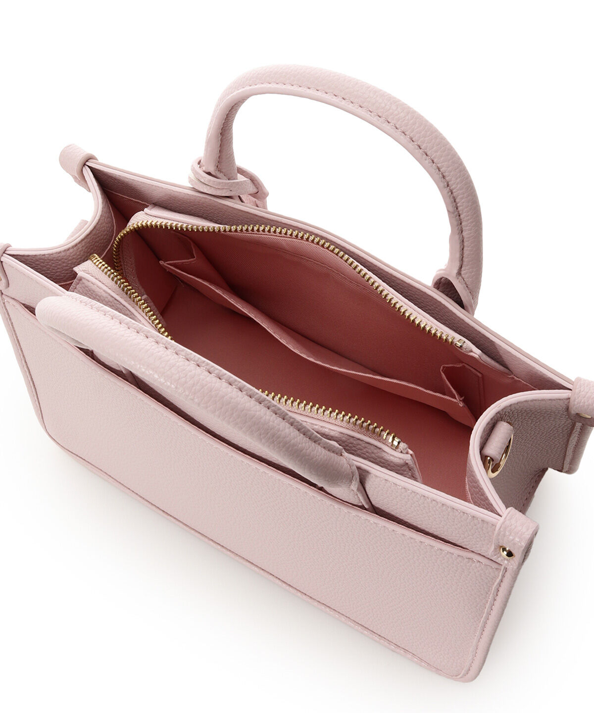 Samantha Thavasa Petit Choice「ハートミラーチャーム付きスクエアショルダー」|ショルダー・メッセンジャー|