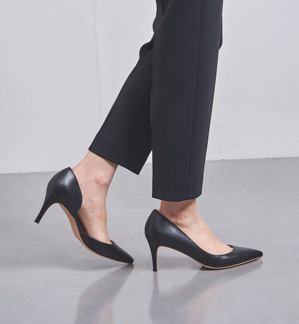 UNITED ARROWS「ポインテッド サイドオープン パンプス」|パンプス|