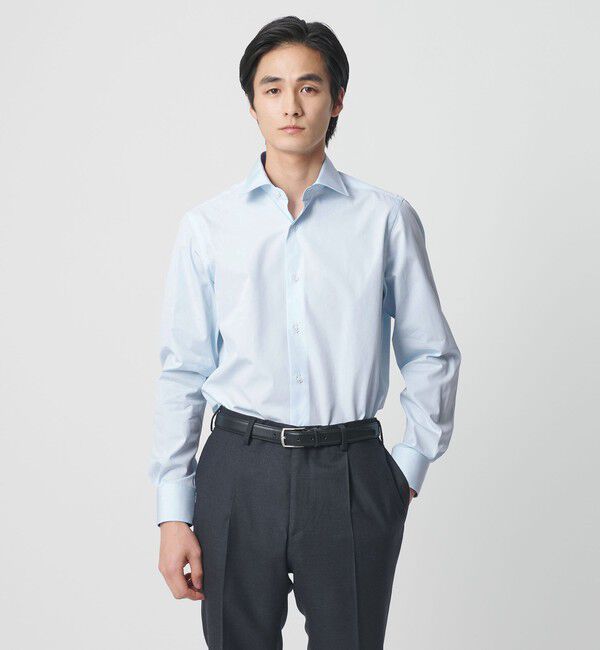 UNITED ARROWS「THOMAS MASON/トーマスメイソン ブロード セミワイドカラー シャツ」|シャツ・ブラウス|