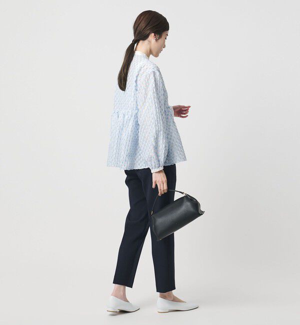 UNITED ARROWS「ラメ ドットジャガード ブラウス」|シャツ・ブラウス|