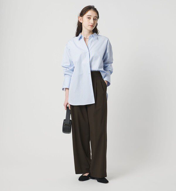 UNITED ARROWS「T/W ワイドパンツ ‐ウォッシャブル‐」|スラックス|