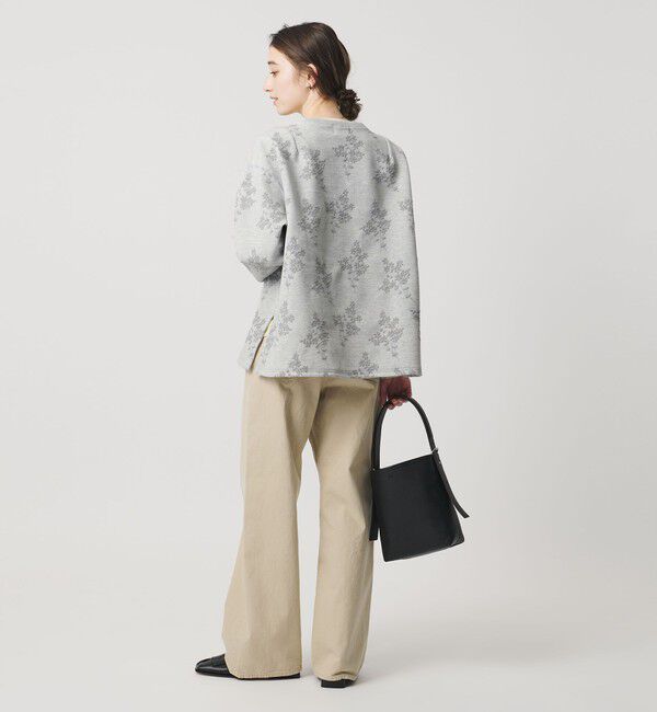 UNITED ARROWS「フラワー ジャガード スウェット」|スウェット・ジャージ|