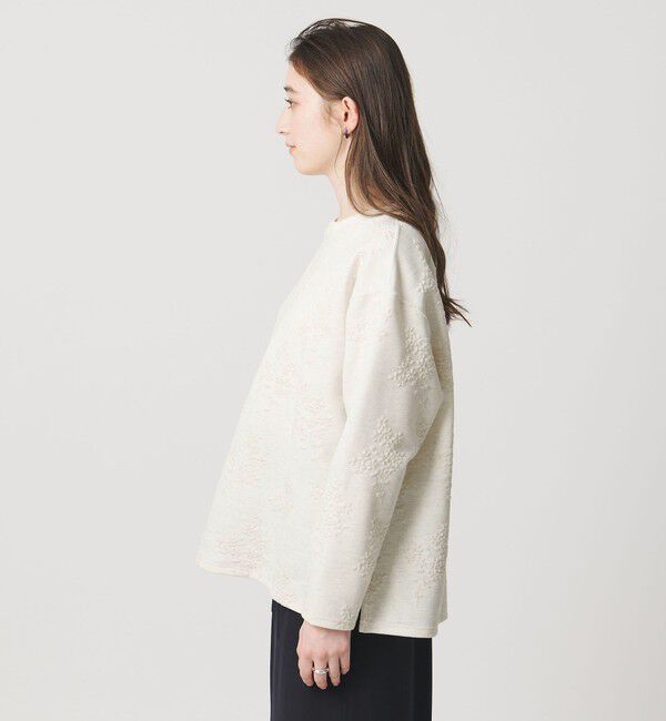 UNITED ARROWS「フラワー ジャガード スウェット」|スウェット・ジャージ|