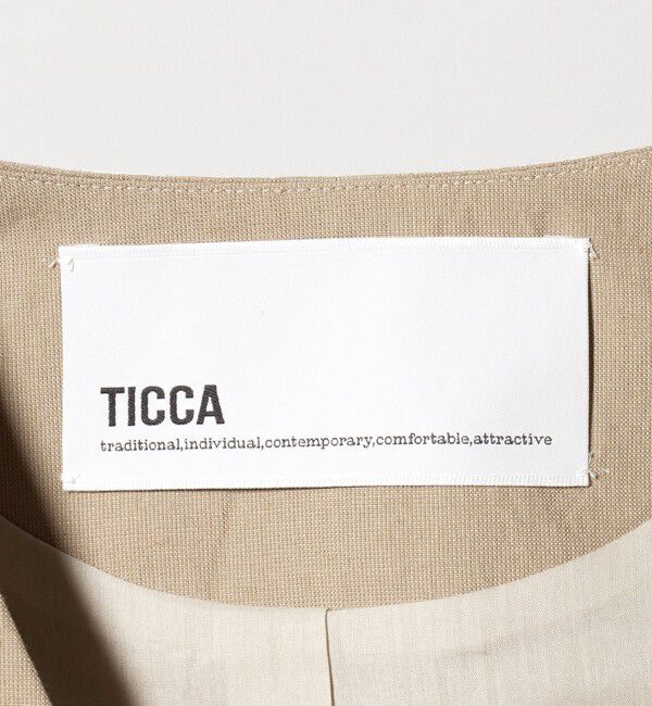 UNITED ARROWS「＜TICCA＞Vネック ベスト」|ベスト・ジレ|