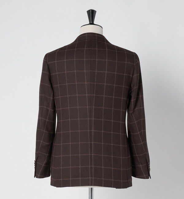 UNITED ARROWS「ブークレ ウィンドウペン シングル 3ボタン テーラードジャケット CーMODEL」|テーラードジャケット|