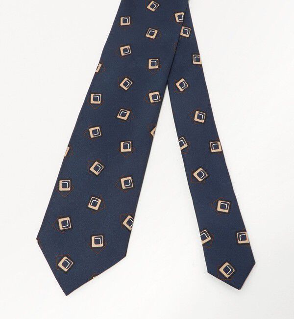 UNITED ARROWS green label relaxing「＜Luisa Esposito＞8.0cm スタンプ コモン2 ネクタイ」|ネクタイ・蝶ネクタイ|