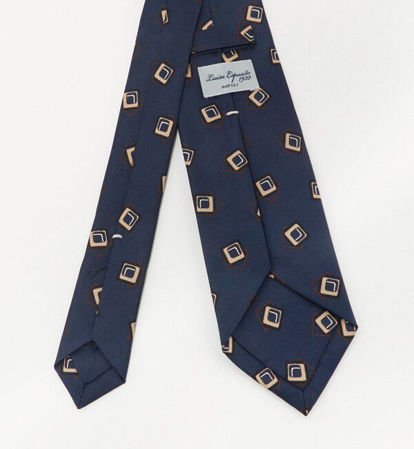 UNITED ARROWS green label relaxing「＜Luisa Esposito＞8.0cm スタンプ コモン2 ネクタイ」|ネクタイ・蝶ネクタイ|