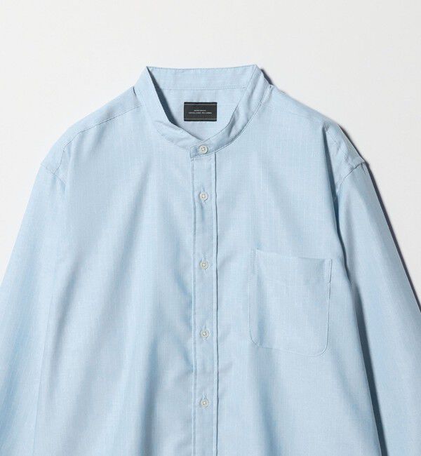 UNITED ARROWS green label relaxing「W/R オックスフォード バンドカラー 長袖 シャツ」|シャツ・ブラウス|