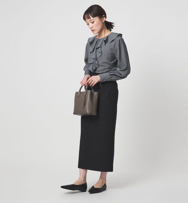 UNITED ARROWS green label relaxing「ラッフル ブラウス」|シャツ・ブラウス|