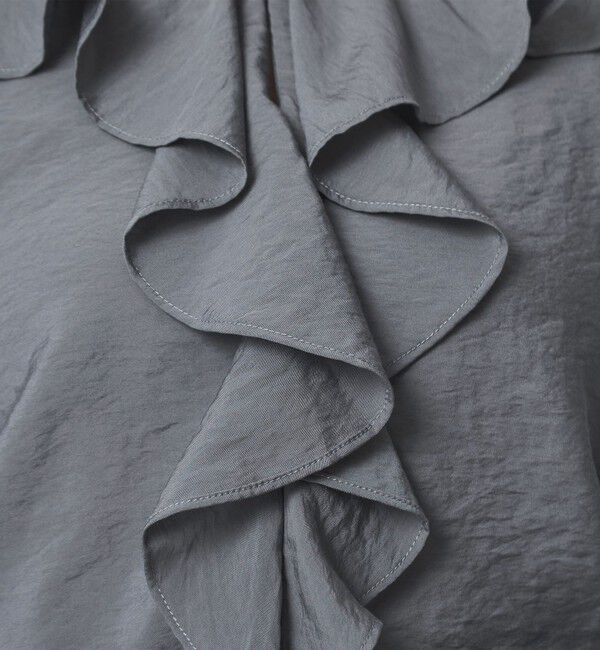 UNITED ARROWS green label relaxing「ラッフル ブラウス」|シャツ・ブラウス|