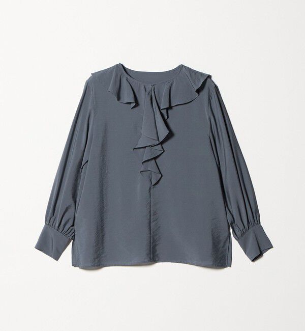 UNITED ARROWS green label relaxing「ラッフル ブラウス」|シャツ・ブラウス|