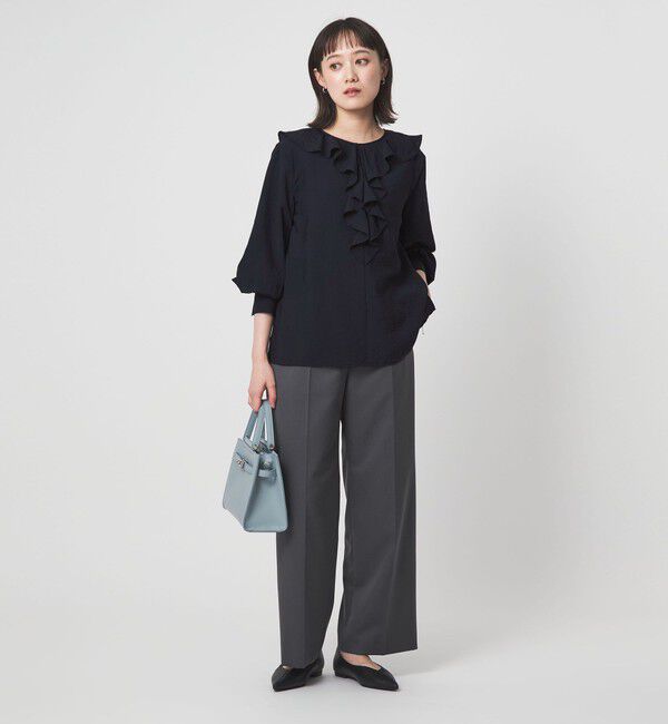 UNITED ARROWS green label relaxing「ラッフル ブラウス」|シャツ・ブラウス|