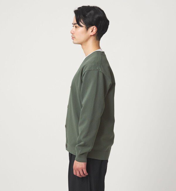 UNITED ARROWS green label relaxing「ポリエステル リンクス Vネック カーディガン」|カーディガン|