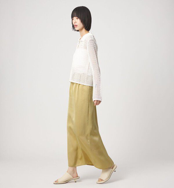 EMMEL REFINES「＜EMMEL REFINES＞EM ワッシャーVTG イージーサテンスカート」|スカート|