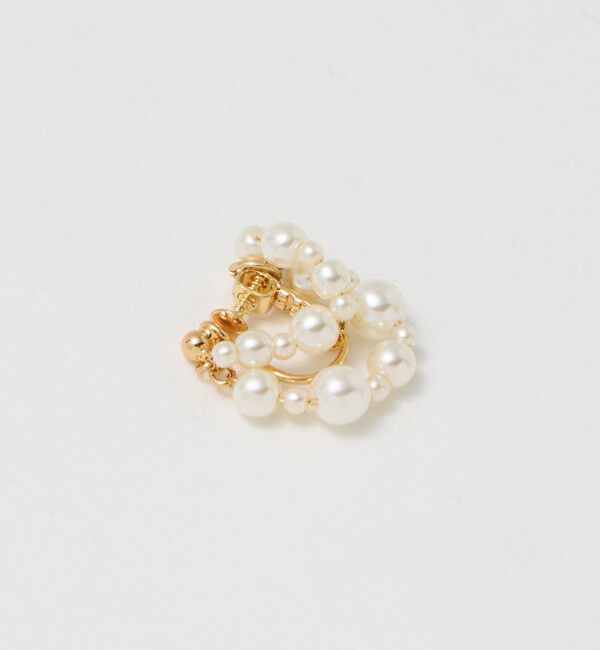 UNITED ARROWS green label relaxing「ミニフェイクパール イヤリング」|イヤリング|