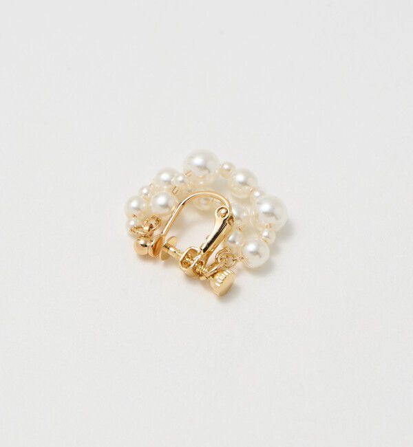 UNITED ARROWS green label relaxing「ミニフェイクパール イヤリング」|イヤリング|