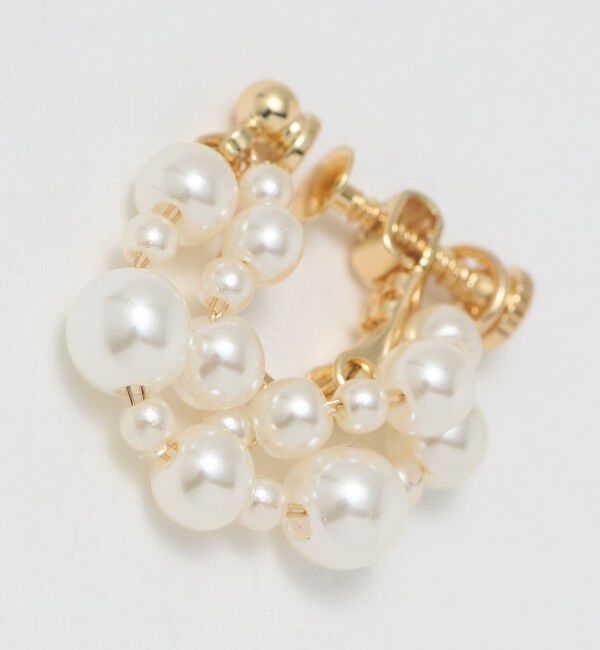 UNITED ARROWS green label relaxing「ミニフェイクパール イヤリング」|イヤリング|