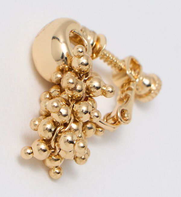 UNITED ARROWS green label relaxing「オーバルメタル＆ツブツブミックス イヤリング」|イヤリング|