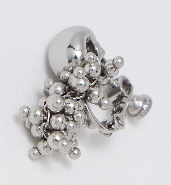 UNITED ARROWS green label relaxing「オーバルメタル＆ツブツブミックス イヤリング」|イヤリング|