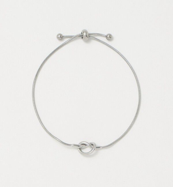 UNITED ARROWS green label relaxing「knot スライド ブレスレット」|ブレスレット・バングル|SILVER