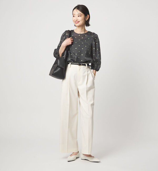 UNITED ARROWS green label relaxing「ワッシャープリント ブラウス」|シャツ・ブラウス|