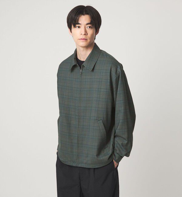 UNITED ARROWS green label relaxing「TW マイクロチェック ブルゾン」|その他|