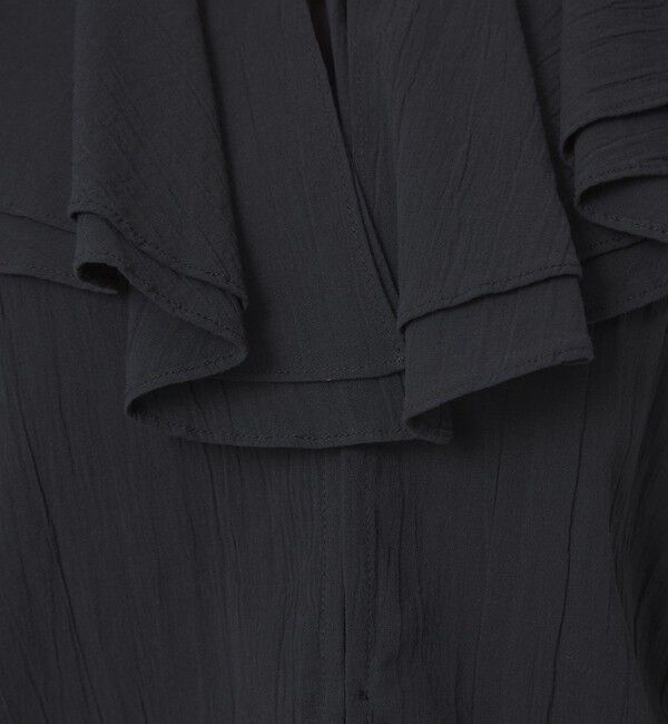 UNITED ARROWS green label relaxing「100/2 ラッフルカラー ブラウス」|シャツ・ブラウス|