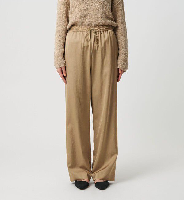 BEAUTY&YOUTH UNITED ARROWS「コットンレーヨンサテン ドローストワイドパンツ」|その他|