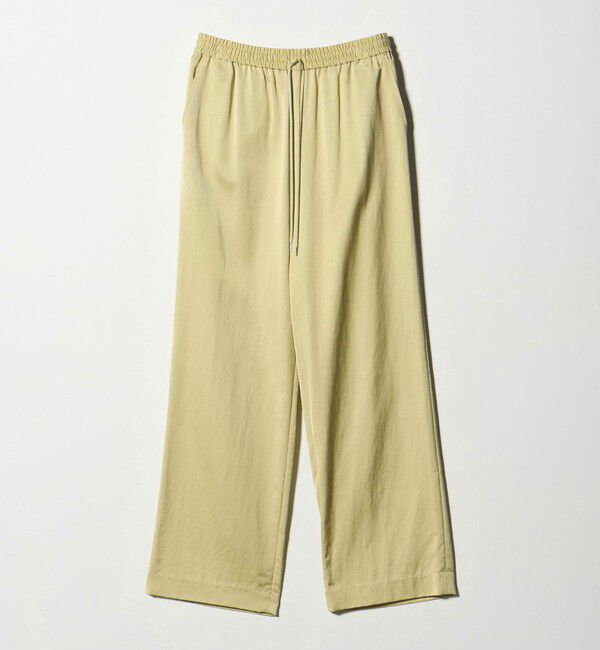 BEAUTY&YOUTH UNITED ARROWS「コットンレーヨンサテン ドローストワイドパンツ」|その他|