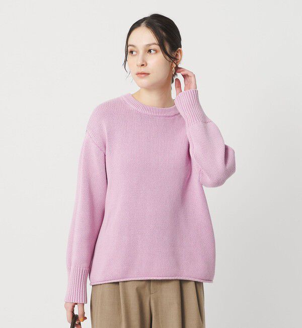 BEAUTY&YOUTH UNITED ARROWS「フェード クルーネックニットプルオーバー」|ニット・セーター|