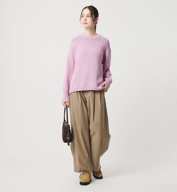 BEAUTY&YOUTH UNITED ARROWS「フェード クルーネックニットプルオーバー」|ニット・セーター|