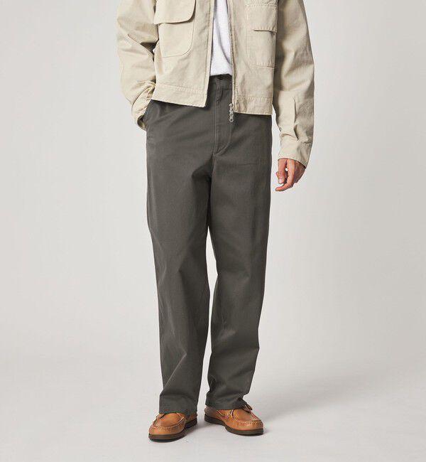 STEVEN ALAN「＜Steven Alan＞ ウエポン ニドム アーミー ノープリーツ トラウザーズ」|チノ|