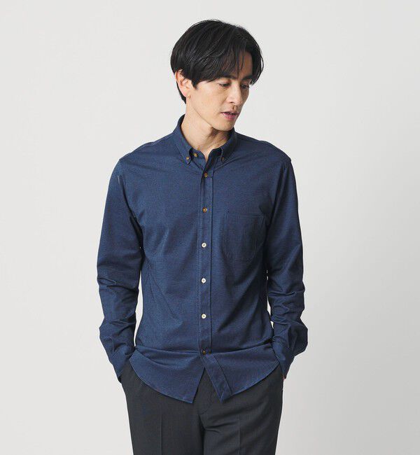 BEAUTY&YOUTH UNITED ARROWS「クイック ストレッチ シャンブレー ボタンダウン シャツ SLIM型 吸水速乾 」|シャツ・ブラウス|ROYAL