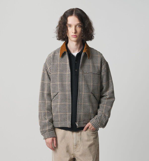 MONKEY TIME「チェック ジップ ワーク ジャケット」|その他|